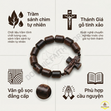  Chuỗi Mân Côi Trầm Hương Sánh Chìm Hạt Lu Thống – Đẳng Cấp & Bình An 