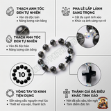  Chuỗi Mân Côi Thạch Anh Tóc Đen – Bản Lĩnh Trong Sự Tĩnh Lặng 