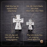  Charm Bạc Thánh Giá Xâu Vòng Tay - Điểm Nhấn Thiêng Liêng Hoàn Hảo Cho Mọi Chuỗi Hạt 