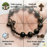  Chuỗi Mân Côi 10 Hạt Trầm Hương Sánh Chìm – Vẻ Đẹp Bình An Trong Từng Lời Kinh 