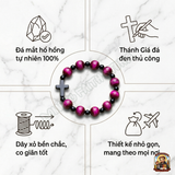  Chuỗi Mân Côi Đá Thạch Anh Mắt Hổ Hồng – Nét Đẹp Nổi Bật Và Tươi Mới 
