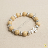  Chuỗi Mân Côi Dâu Tằm Mix Bạc Ta – Món Quà Bình An Dành Riêng Cho Bé 