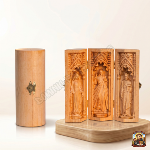  Bộ Bàn Thờ Mini Gỗ Beech Gấp Gọn – Nét Đẹp Thánh Thiêng Trong Tầm Tay 