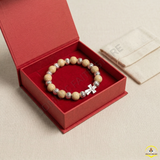  Chuỗi Mân Côi Dâu Tằm Mix Bạc Ta – Món Quà Bình An Dành Riêng Cho Bé 