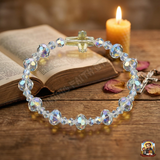  Chuỗi Mân Côi Pha Lê Swarovski – Tuyệt Tác Ánh Sáng Cho Đức Tin 