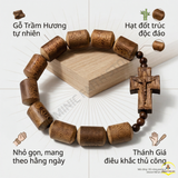  Chuỗi 10 Kinh Mân Côi Trầm Hương Tốc Vườn Hạt Lu – Nét Đẹp Chân Phương & Tinh Thần Kitô Giáo 