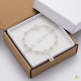  Lắc Tay Mân Côi Bạc S925 Chạm Hoa Văn – Vẻ Đẹp Rạng Ngời Của Hồng Ân 