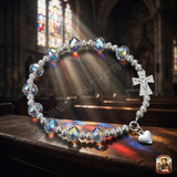  Chuỗi Mân Côi Pha Lê Swarovski Mix Bạc Ta – Vẻ Đẹp Thuần Khiết Và Sang Trọng 