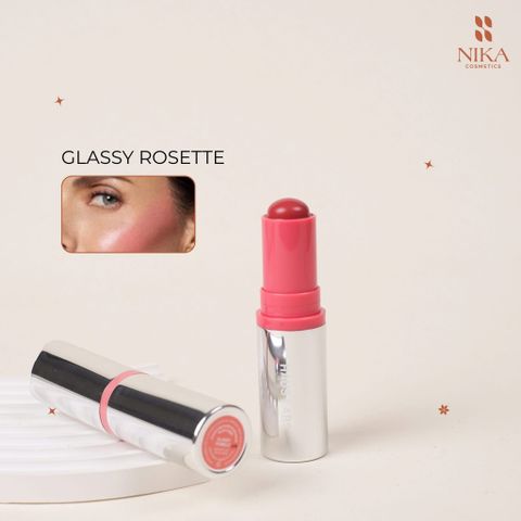 Má Hồng Kem Dạng Thỏi Haus Lab Color Fuse Glassy Blush Balm 5G