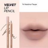 Chì kẻ viền môi Clio Velvet Lip Pencil + Gọt chì 1.45G