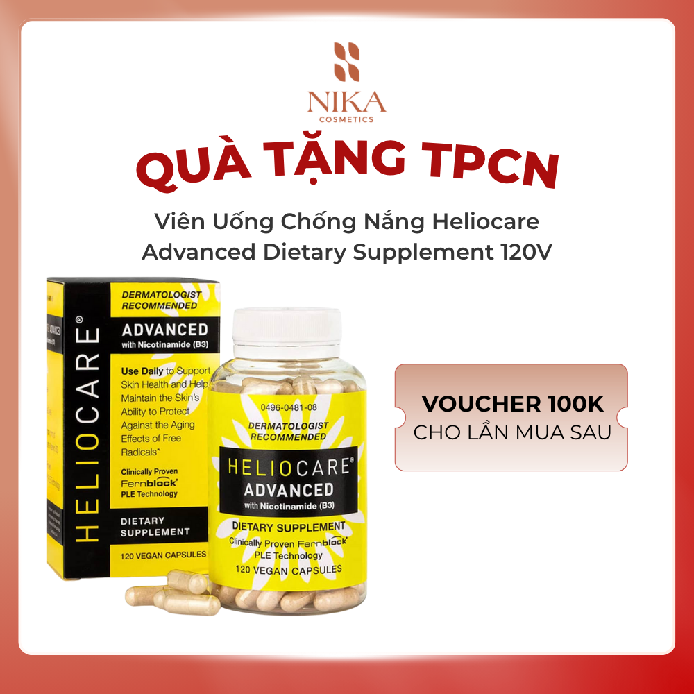 Viên Uống Chống Nắng Heliocare Advanced Dietary Supplement 120V