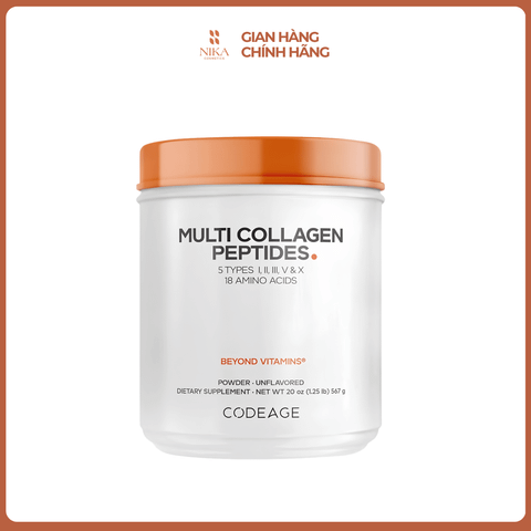Bột Uống Codeage Multi Collagen Peptides 567G