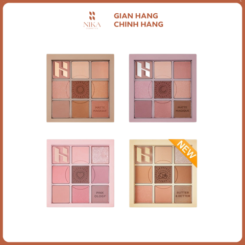 Bảng Mắt Holika My Fave Mood Eye Palette 9Ô 8G