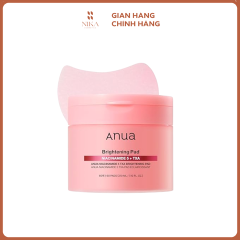 Toner Pad Anua Brightening Niacinamide 5 + Txa 210ML 60 Miếng