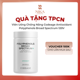 Viên Uống Chống Nắng Codeage Antioxidant Polyphenols Broad Spectrum 120V