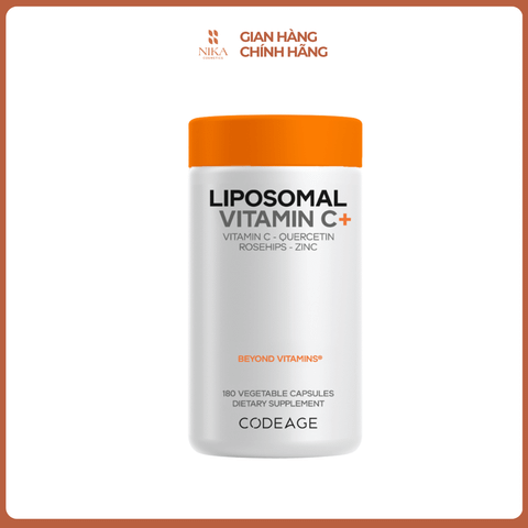Viên Uống Codeage Vitamins Liposomal Vitamin C+ 180V