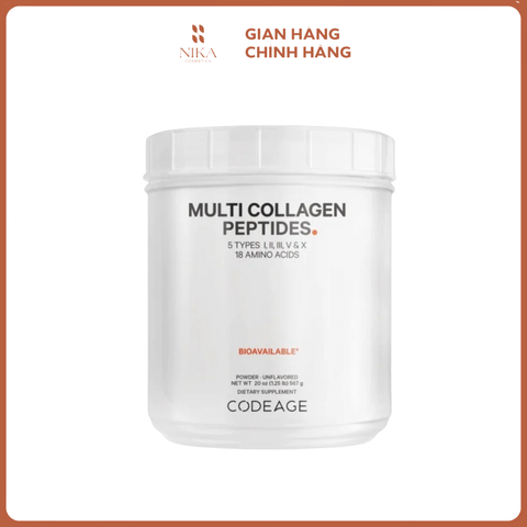 Bột Uống Codeage Hydrolyzed Multi Collagen Peptides 567G