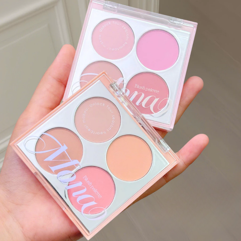 Má Hồng Phấn Mona Blush Palette 4 Ô 8G