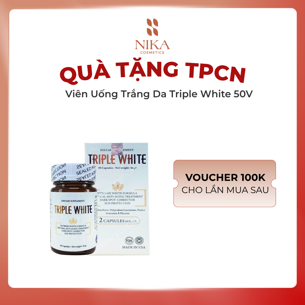 VIN UNG TRNG DA TRIPLE WHITE 50V  Nika Cosmetics