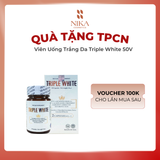 Viên Uống Trắng Da Triple White 50V