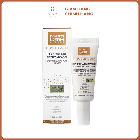Kem Dưỡng Martiderm Pigment Zero DSP Renovation 40ML