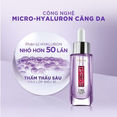 Serum Loreal Revitalift Hyaluronic Acid 1.5% Hyaluron 30ML