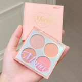 Má Hồng Phấn Mona Blush Palette 4 Ô 8G
