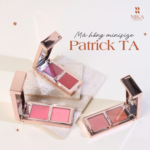 Phấn Má Hồng Patrick Ta Double Take Creme & Powder Blush