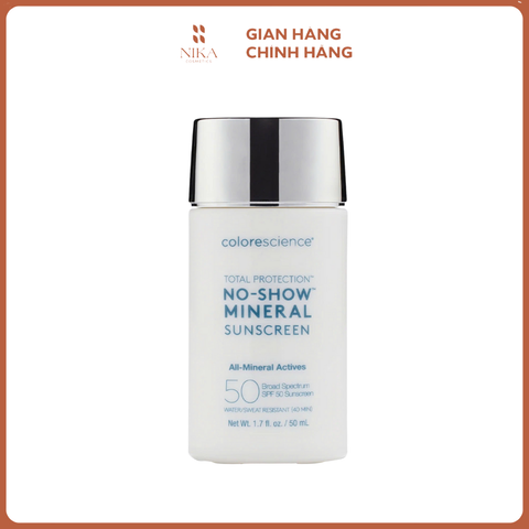 Kem Chống Nắng Vật Lý Colorescience SPF 50 No Show Mineral 55ML
