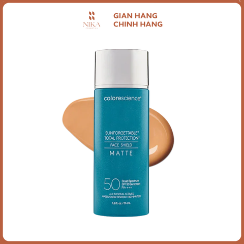 Kem Chống Nắng Kiềm Dầu Colorescience SPF50 Face Shield Matte 55ML