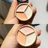 Bảng Che Khuyết Điểm The Saem Cover Perfection Triple Pot Concealer 13.5G