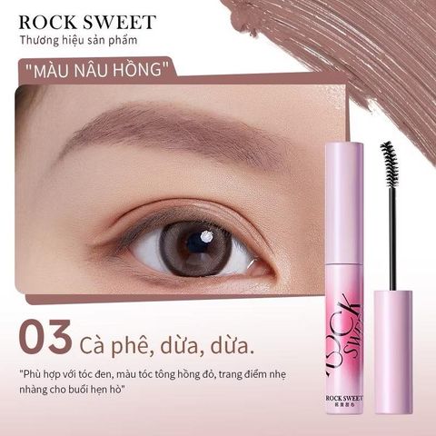 Mascara Mày Rock Sweet Multicolored Brow Stream 3.5G