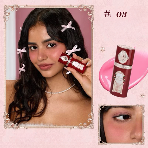 Má Hồng Kem Flower Knows Strawberry Cupid Collection Liquid Blush 7G