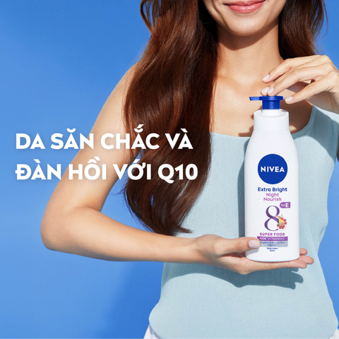 Sữa Dưỡng Thể Nivea Extra Bright 8 Super Food 350ML