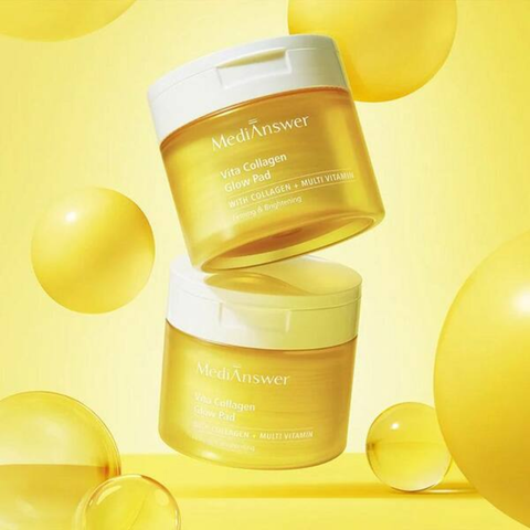 Toner Pad Medi Answer Vita Collagen Glow 80Pads