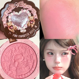 Phấn Má Hồng Flower Knows The Sweetie Bear Collection Silk Satin Blush 5G