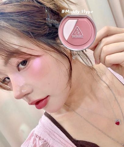 Phấn Má Hồng + Highlight 3CE Blushlighter 9G