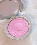 Phấn Má Hồng Flower Knows Shell Jewel Collection Silk Satin Blush 5G
