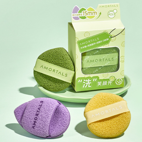 Set 3 Mút Rửa Mặt Amortals