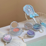 Phấn Má Hồng Flower Knows Shell Jewel Collection Silk Satin Blush 5G