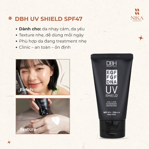 Kem Chống Nắng Dbh Uv Shield Spf47 60Ml