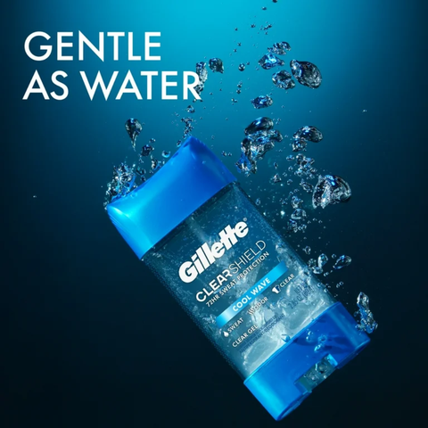 Gel Khử Mùi Gillette Clear Shield 72HR Sweat Protection 107G