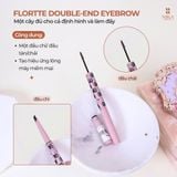 Chì Kẻ Mày Hai Đầu Flortte IAm Super Beauty Eyebrow Pencil & Brow Macara 1G