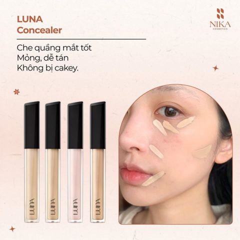 Che Khuyết Điểm Luna Longlasting Tip Concealer Cover Fit 7.5G