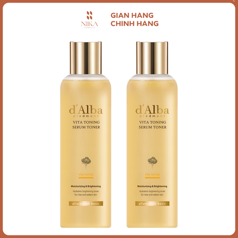 Toner D'alba Vita Toning Moisturizing Brightening 180ML