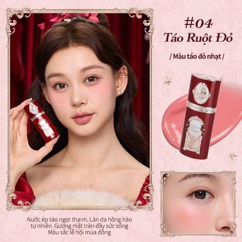 Má Hồng Kem Flower Knows Strawberry Cupid Collection Liquid Blush 7G