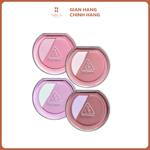 Phấn Má Hồng + Highlight 3CE Blushlighter 9G