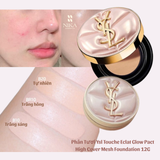 Phấn Tươi Ysl Touche Eclat Glow Pact High Cover Mesh Foundation 12G