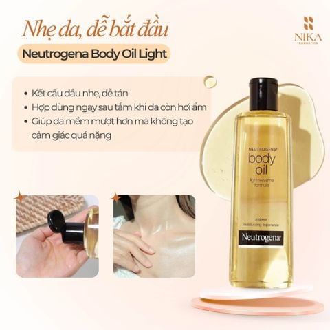 Dầu Dưỡng Thể Neutrogena Body Oil Light Sesame Formula