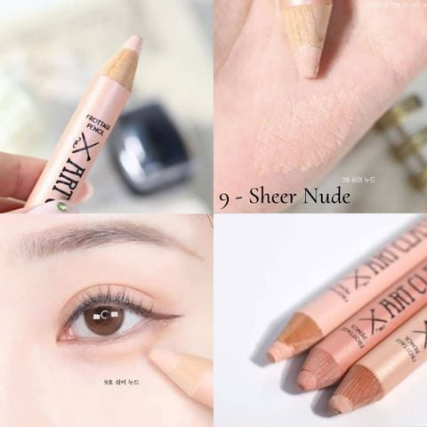 Chì kẻ viền mắt Too Cool For School Artclass Frottage Pencil 1.1G